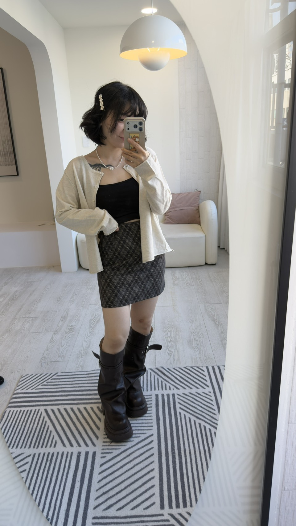 Relaxed-fit knit cardigan
