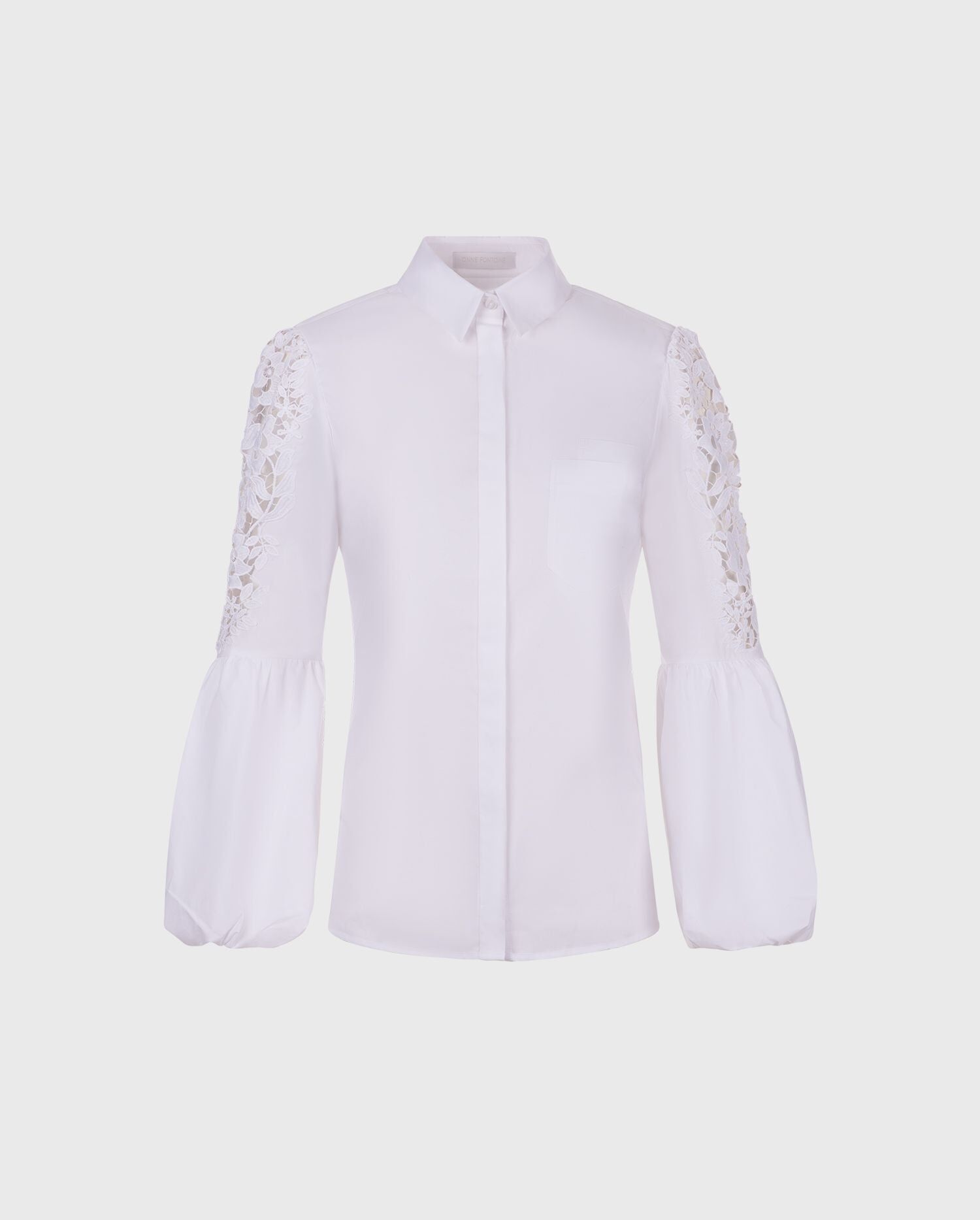 1AF1013-002 [ANNE FONTAINE] Laora-H19 恤衫 白色 #H19F01601 (EU)