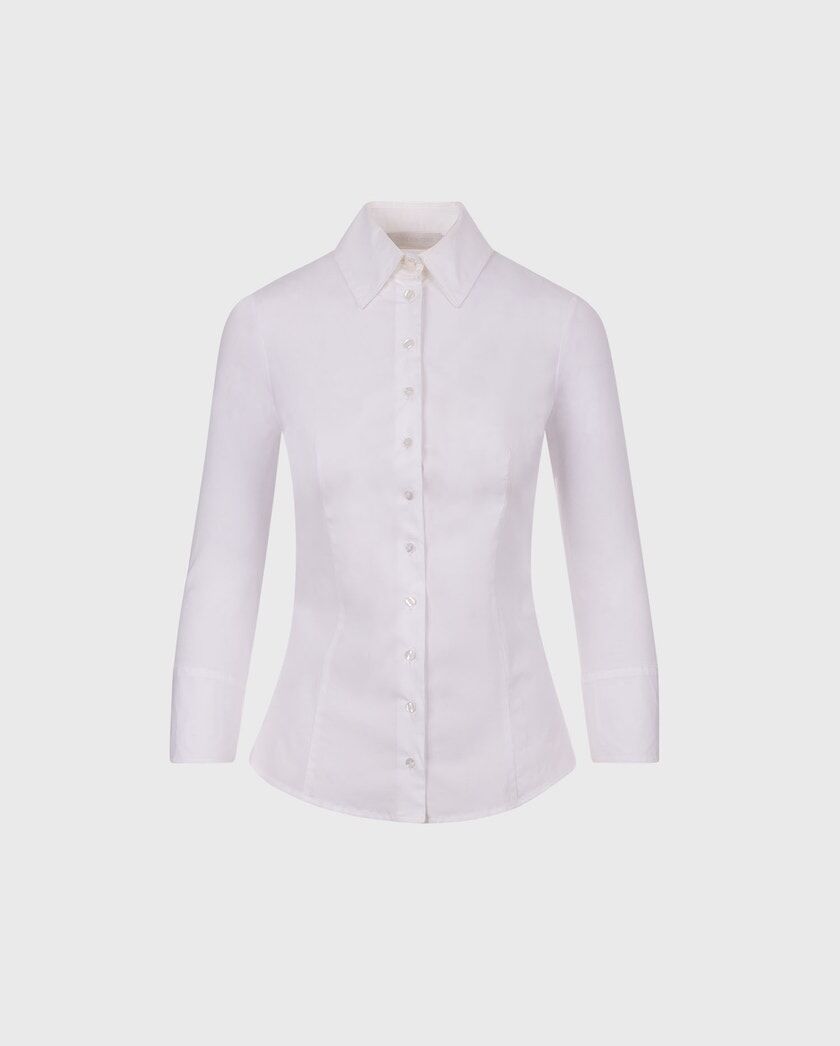 1AF1013-008 [ANNE FONTAINE] Connie T恤式上衣 白色 #P0851301 (EU)