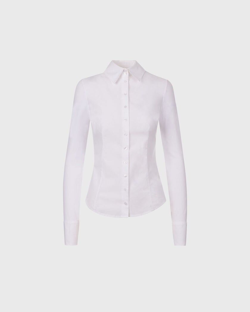 1AF1013-012 [ANNE FONTAINE] Armantine T恤式上衣 白色 #H0726201 (EU)