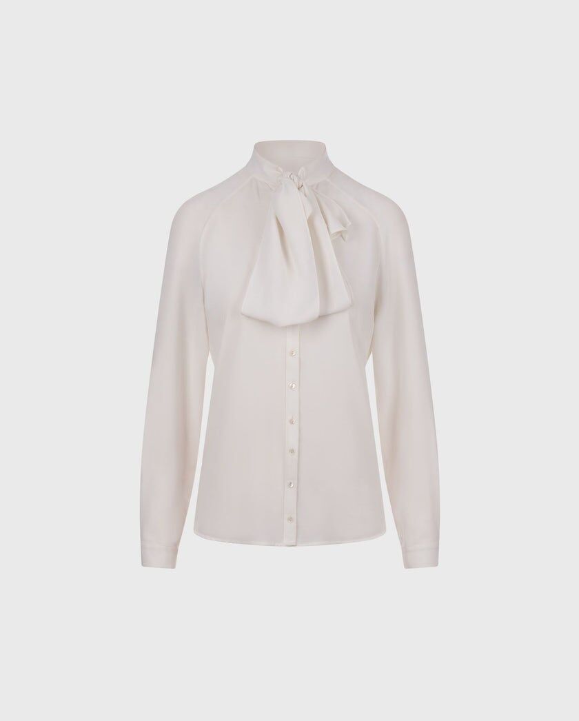 1AF1013-014 [ANNE FONTAINE] Santana 恤衫 白色 #H14F36401 (EU)