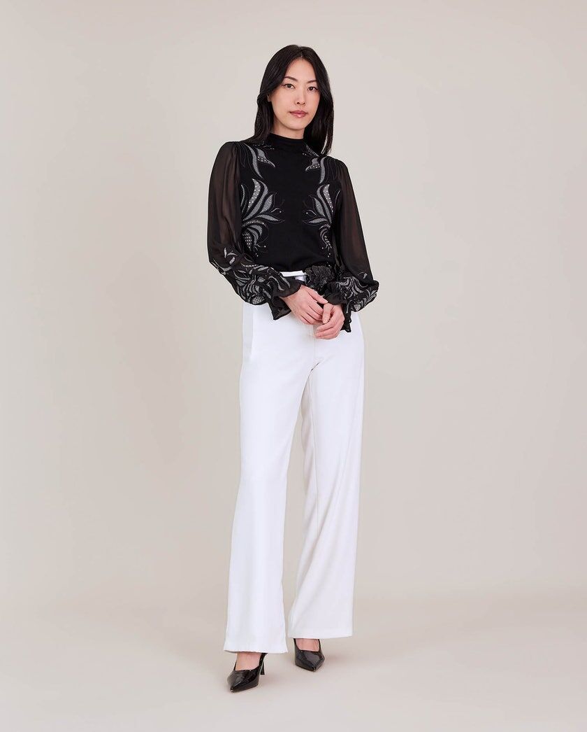 1AF1013-027 [ANNE FONTAINE] Fete 套頭針織衫 黑色 #H23F20703 (EU)
