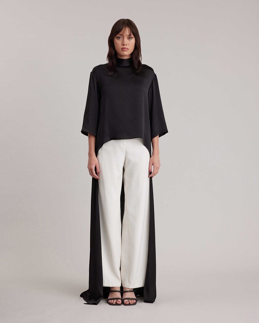1AF1013-036 [ANNE FONTAINE] Isabella 女裝襯衫 黑色 #H23F01803 (EU)