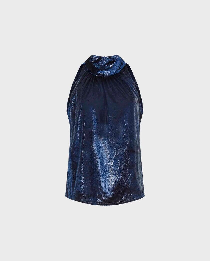 1AF1013-042 [ANNE FONTAINE] Pleiade 女裝襯衫 深藍色 #H22F294522 (EU)