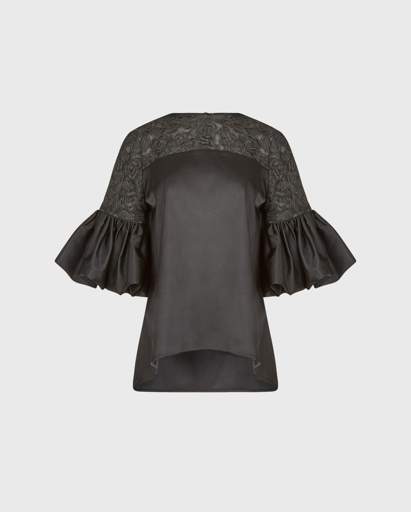 1AF1013-065 [ANNE FONTAINE] Odalys 女裝襯衫 黑色 #H24F10003 (EU)