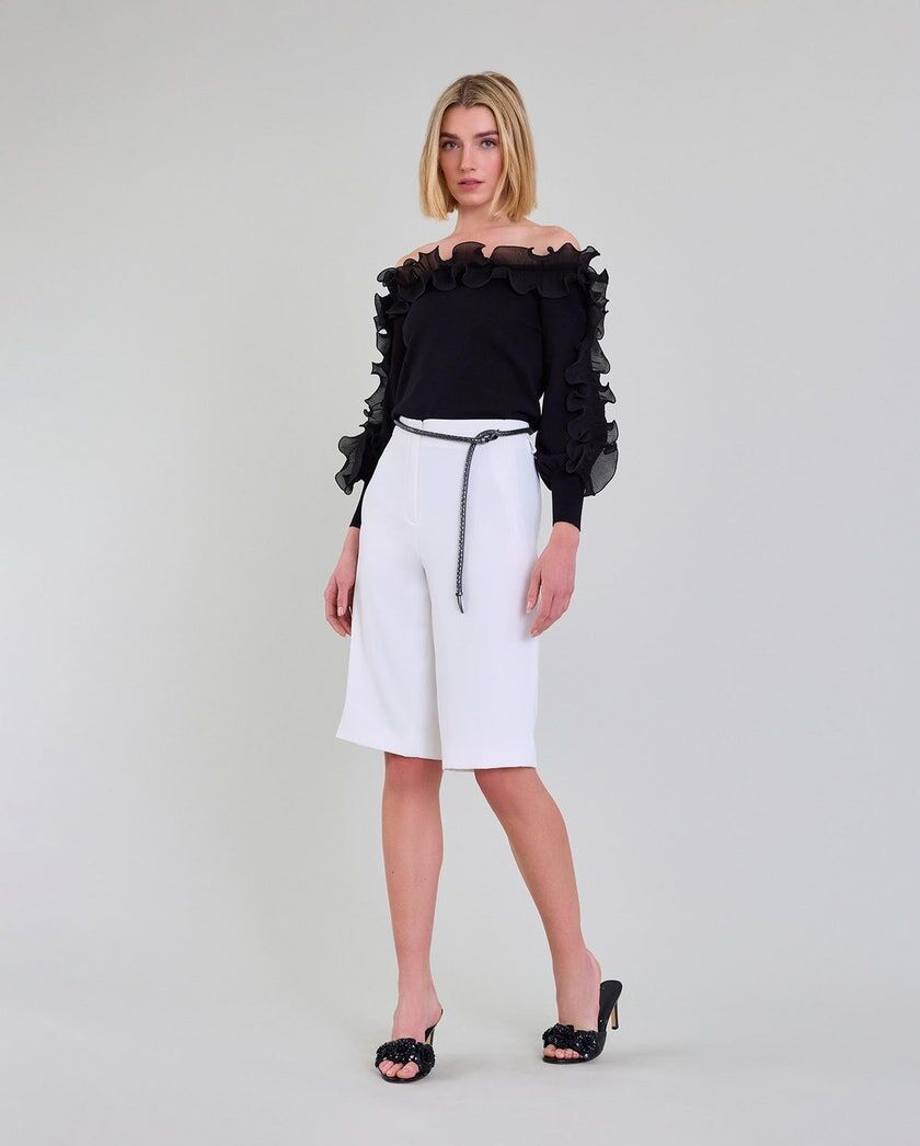 1AF1013-074 [ANNE FONTAINE] Isla Black 飾品腰帶 黑色 #P0946703 (EU)