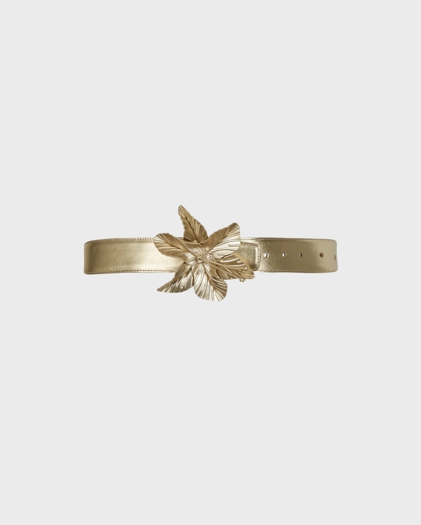 1AF1013-110 [ANNE FONTAINE] Carala 寬腰帶 金色 #P23A033903 (EU)