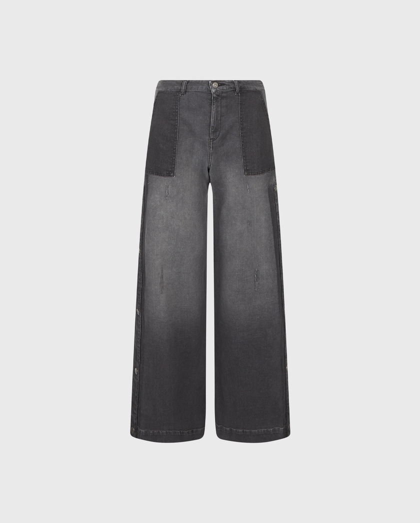 1AF1013-128 [ANNE FONTAINE] Vesly 牛仔褲 美洲豹灰 #H25F447605 (EU)