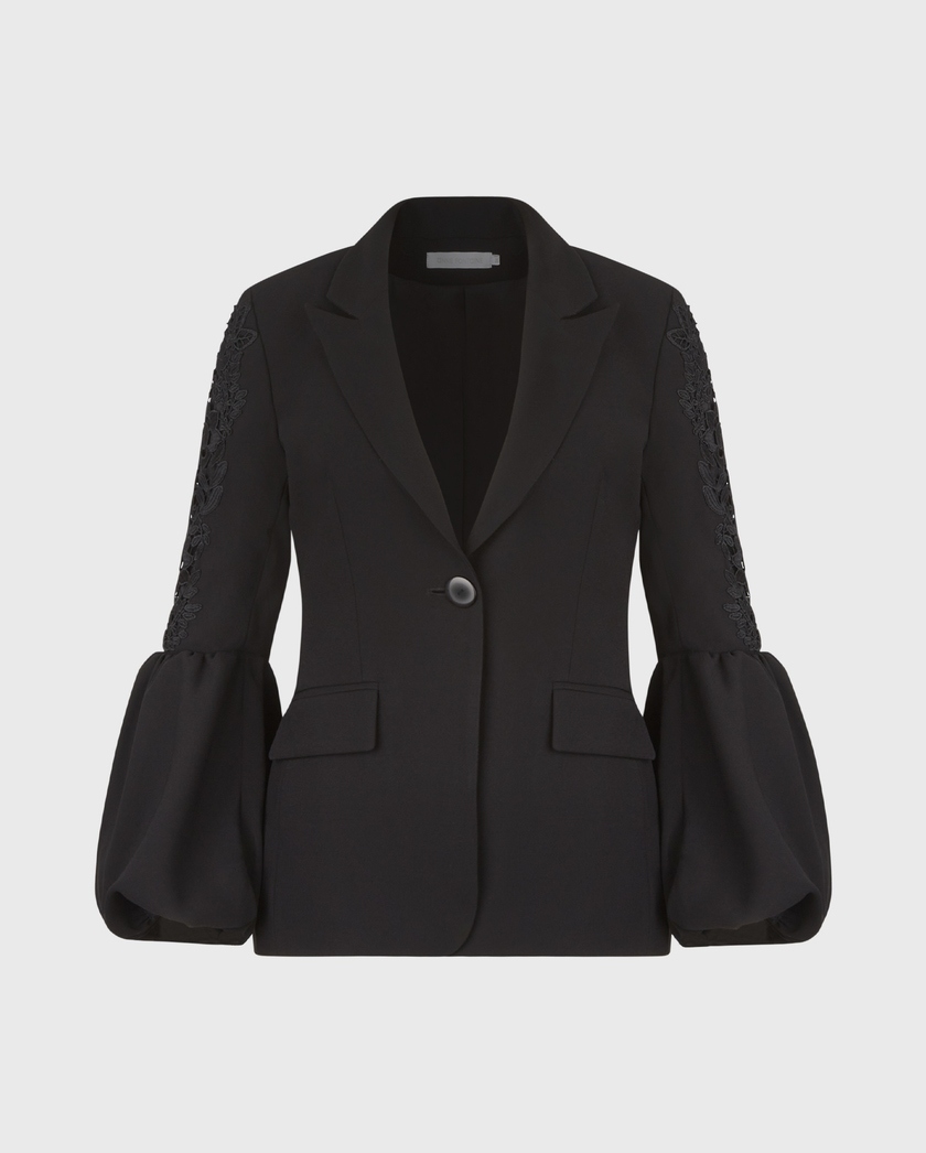 1AF1013-160 [ANNE FONTAINE] Janelle 外套 黑色 #H26F03503 (EU)