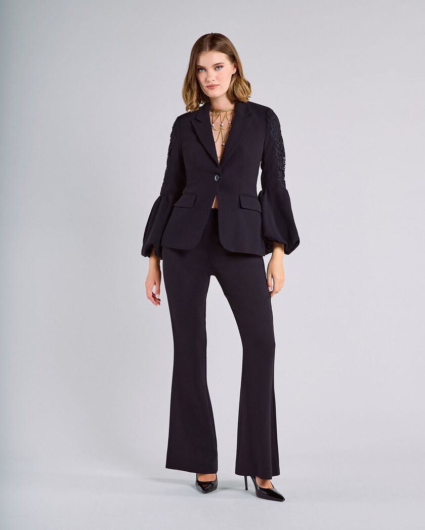 1AF1013-160 [ANNE FONTAINE] Janelle 外套 黑色 #H26F03503 (EU)