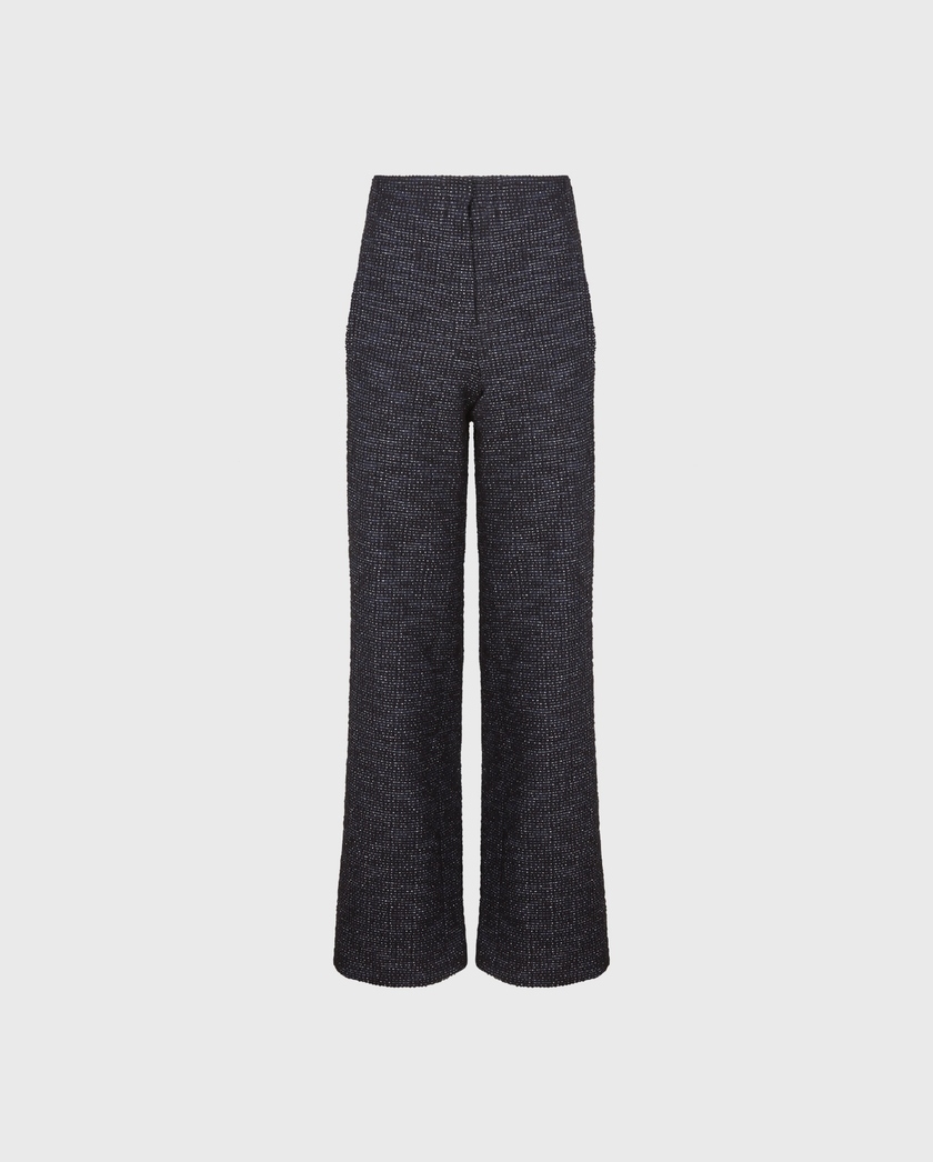 1AF1013-170 [ANNE FONTAINE] Preston Tweed 長褲 深藍色 #H26F061516 (EU)