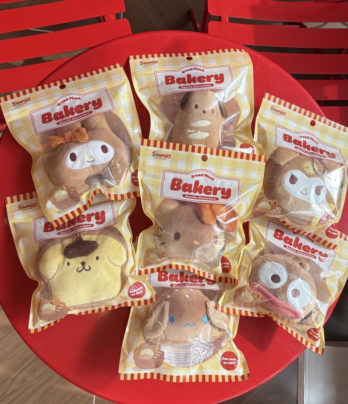 【預購】韓國限定 SANRIO 三麗鷗 BAKERY系列 麵包 毛絨吊飾