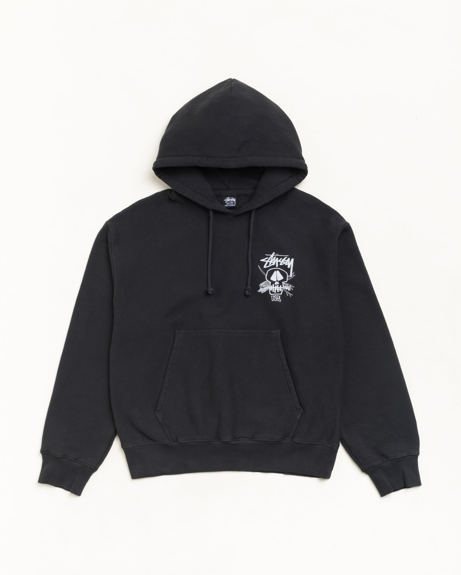 2026AW STUSSY FRESH FOILS HOODIE GARMENT DYED 水洗 骷髏 帽T 現貨 1925216