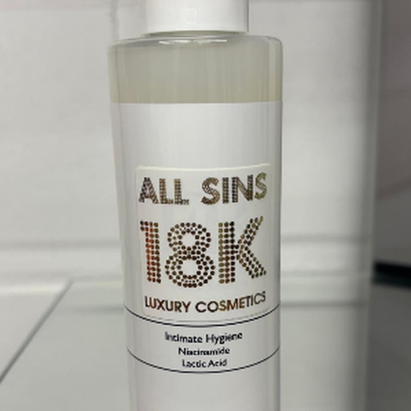 FAC-BBG1010-001  ALL SINS 18K INTIMATE HYGIENE 200 ML  (A1)