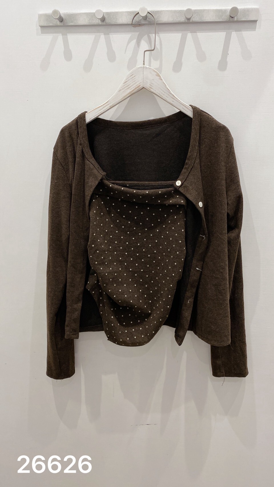 polka dots irregular + jacket