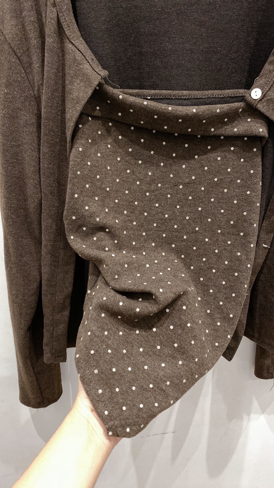 polka dots irregular + jacket