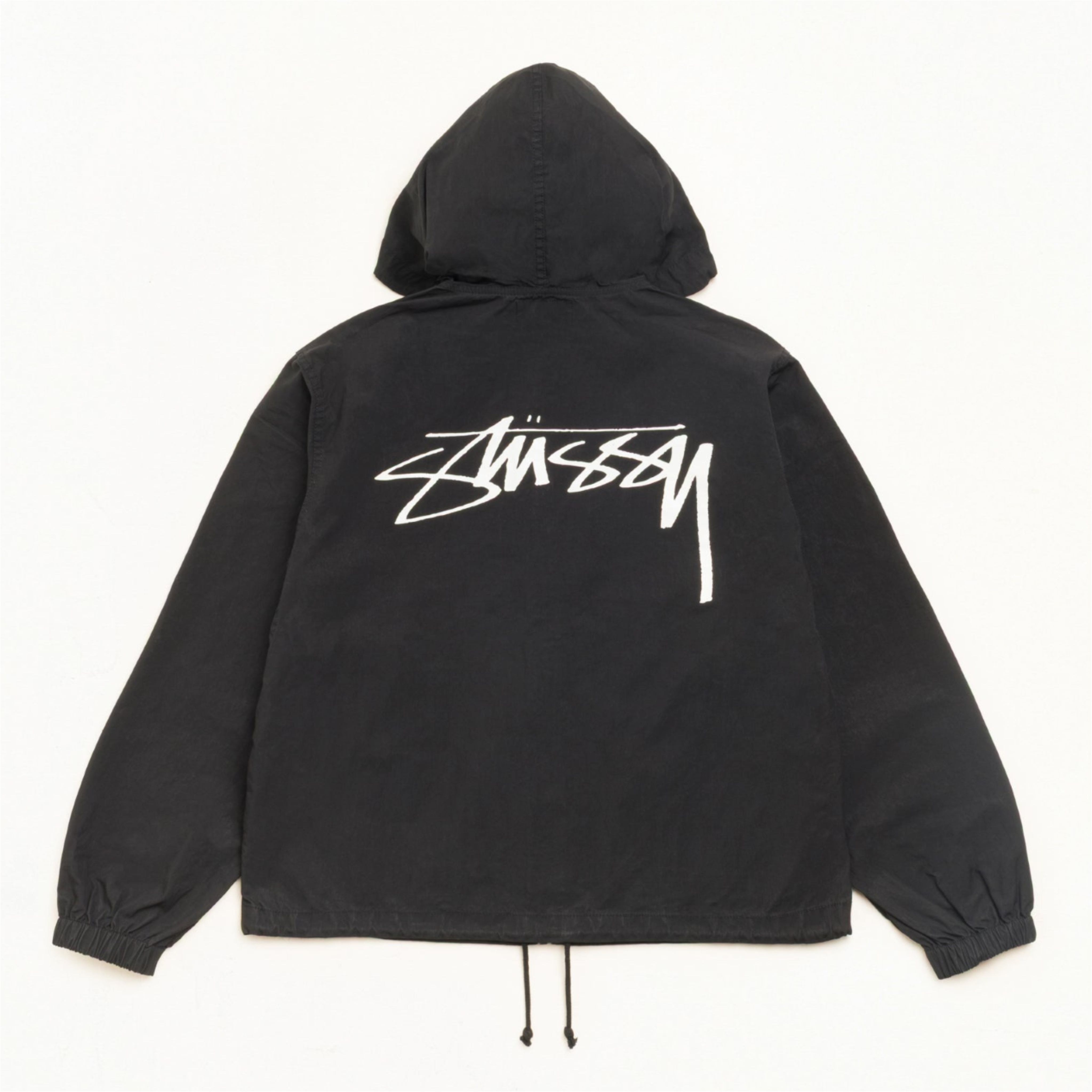 2026AW STUSSY BEACH SHELL COTTON WAX 蠟印 背後 字體 風衣 外套 現貨 115951