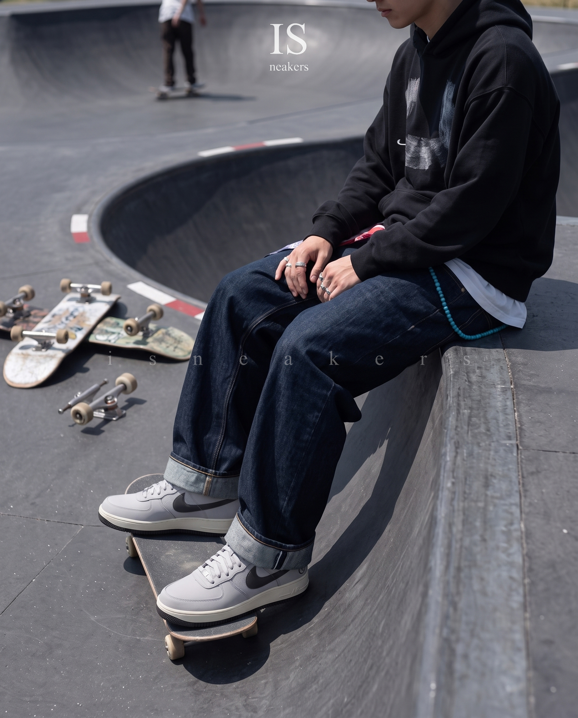 iSNEAKERS｜Yuto Horiome x Nike Air Force 1 SB "Grey Black" 灰黑 IO8439-100