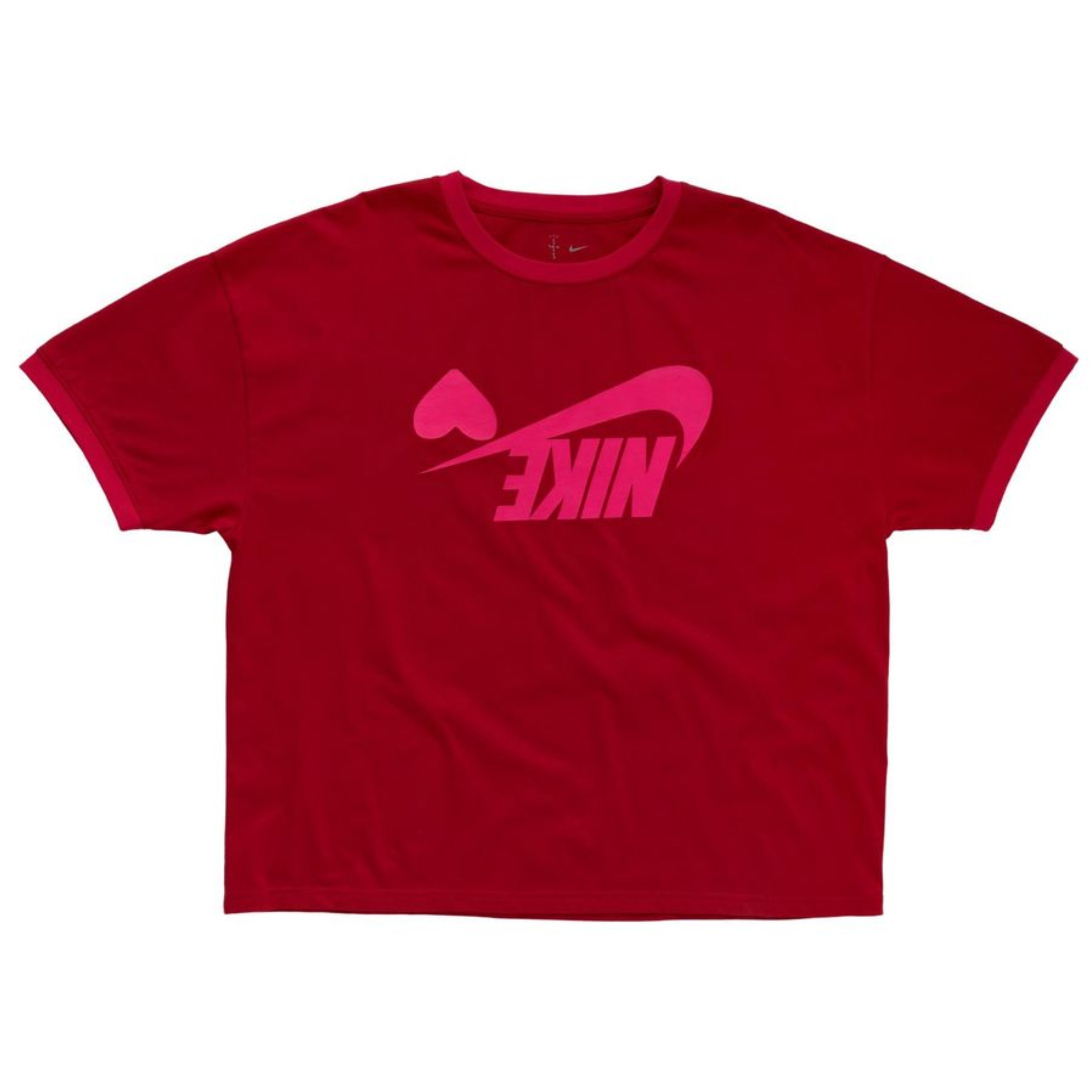 2026AW TRAVIS SCOTT CACTUS JACK x NIKE HEART RINGER TEE 愛心 倒LOGO 短T 現貨 LATS-NK-RNT02