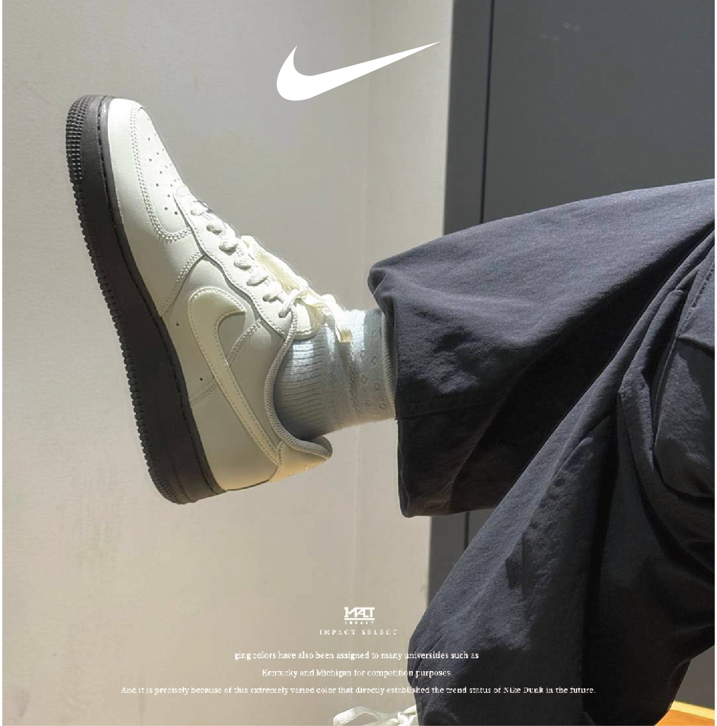 Nike Air Force 1 黑底淺骨白 FJ4146-007
