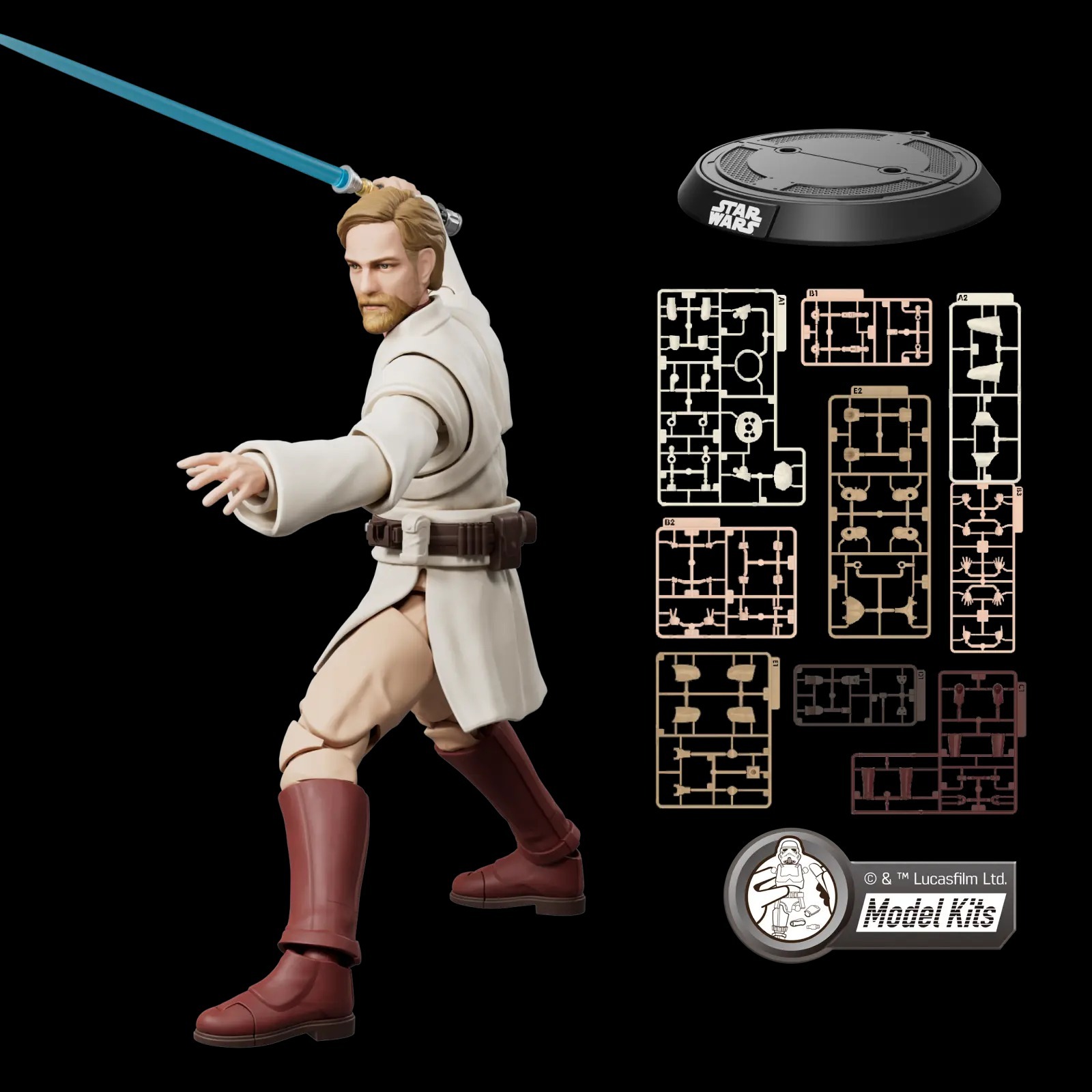 Blokees Figures - Star Wars CC09 Obi Wan Kenob