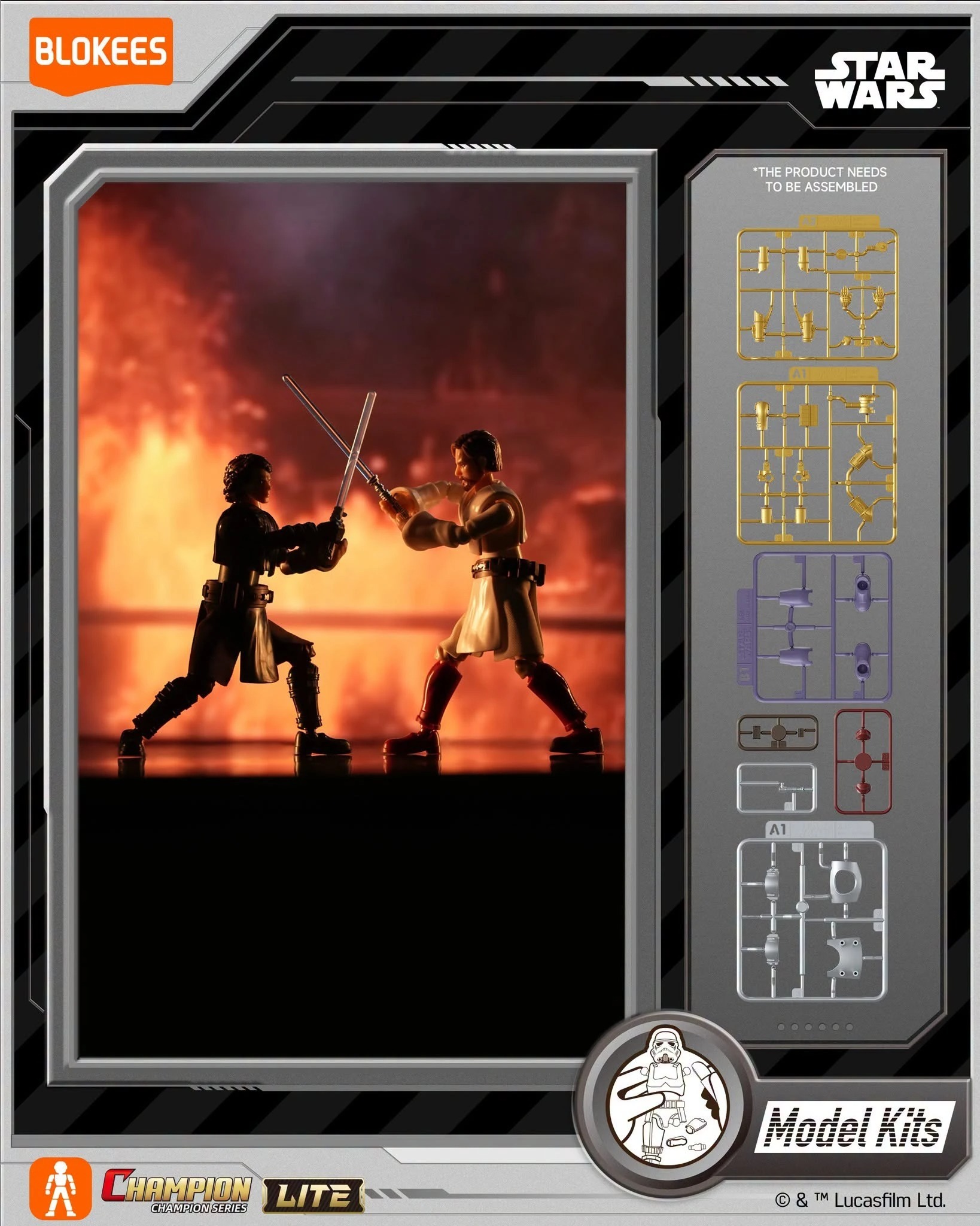 Blokees Figures - Star Wars CCL02 Epi 1-3 (Full set of 9)