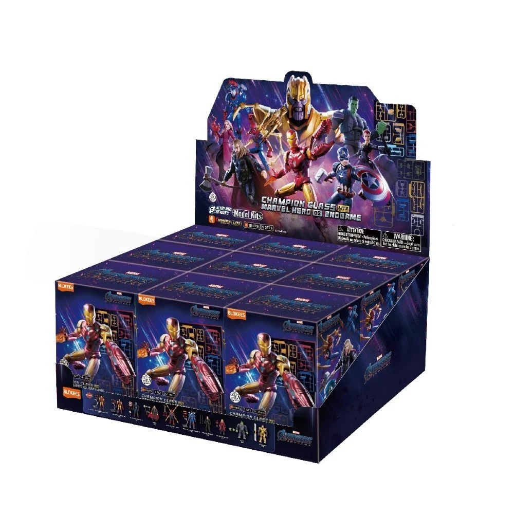 Blokees Figures - Marvel CC Lite 002 Avengers 4 (Full set of 9)