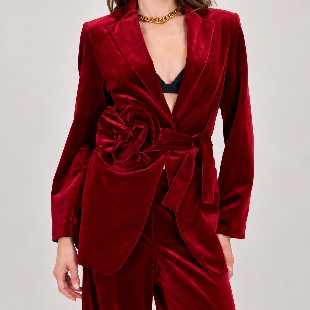 1AF1013-144 [ANNE FONTAINE] Drusilla 外套 紅寶石色 #H25F141722 (EU)