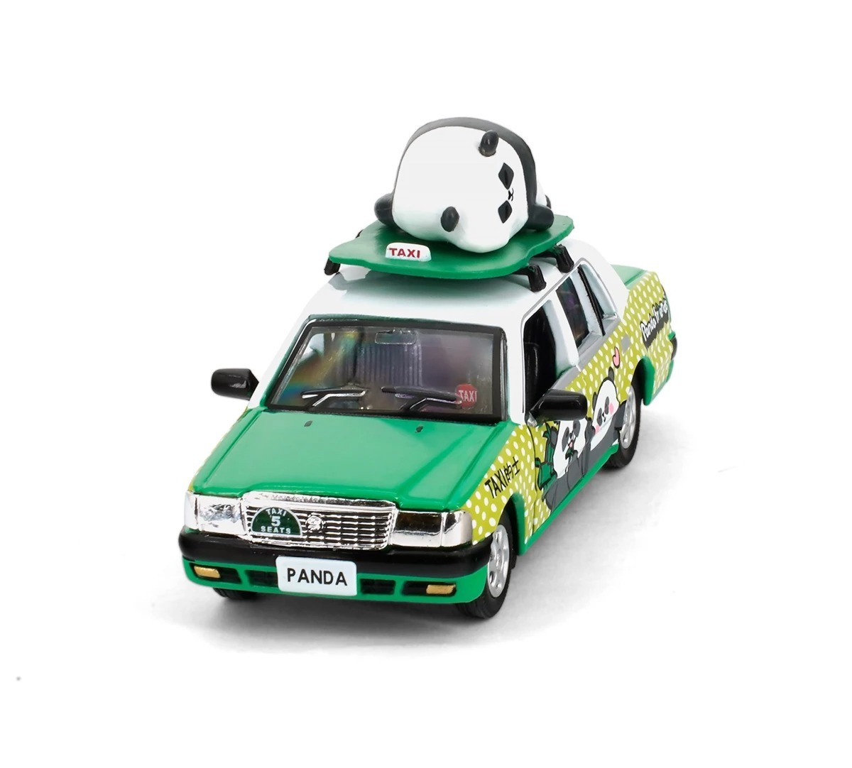 Tiny City Die-cast Model Car - Tiny x Panda Friends Toyota Crown Comfort Taxi (NT)