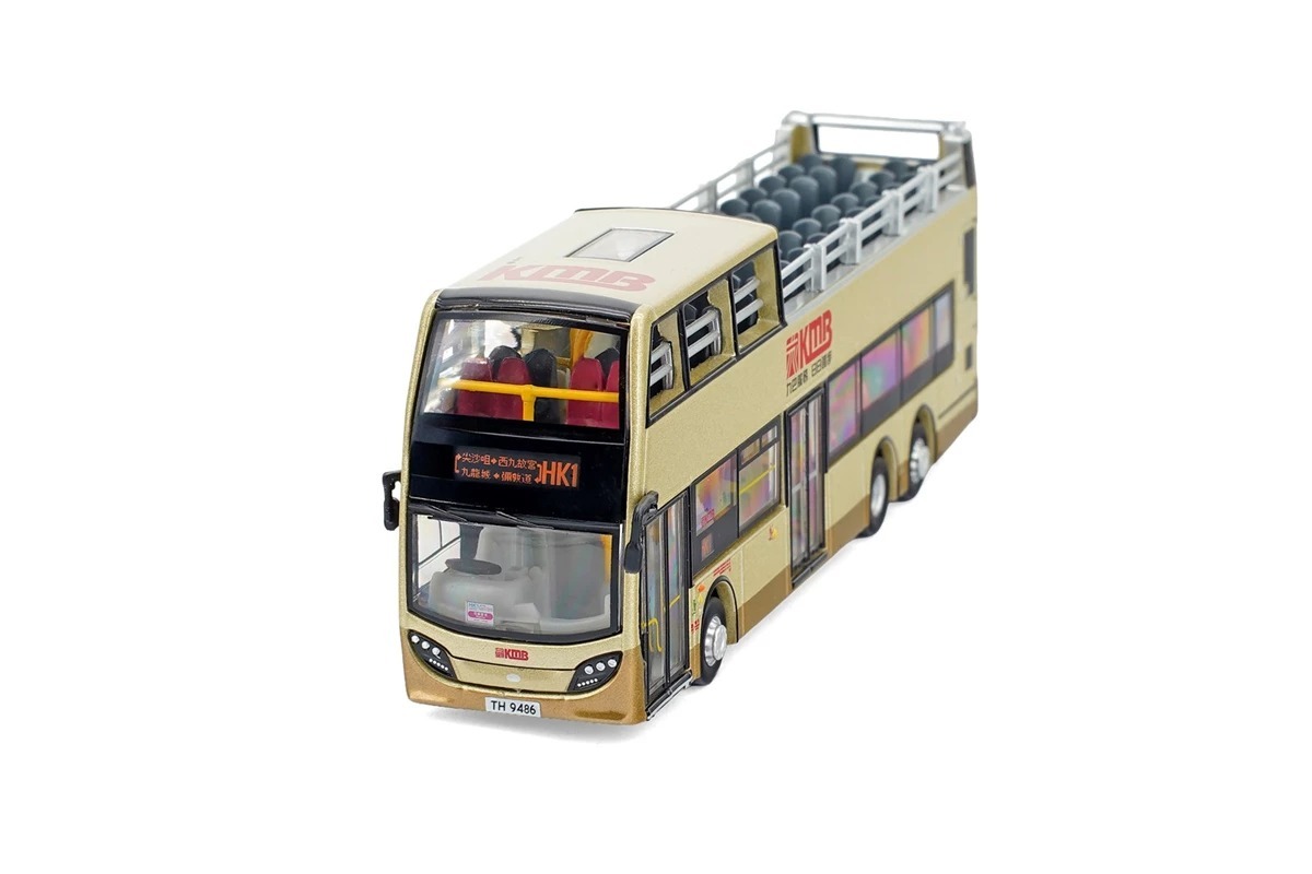 Tiny City Die-cast Model Car - KMB ADL Enviro500 MMC 12M Open-top Bus (HK1)(Gold)