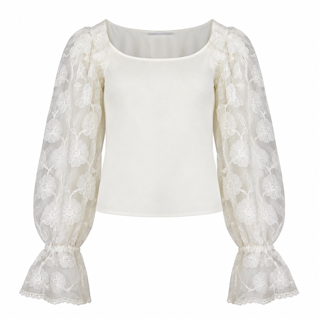 1AF1013-129 [ANNE FONTAINE] Dorothee T恤 月光白 #H25F105119 (EU)