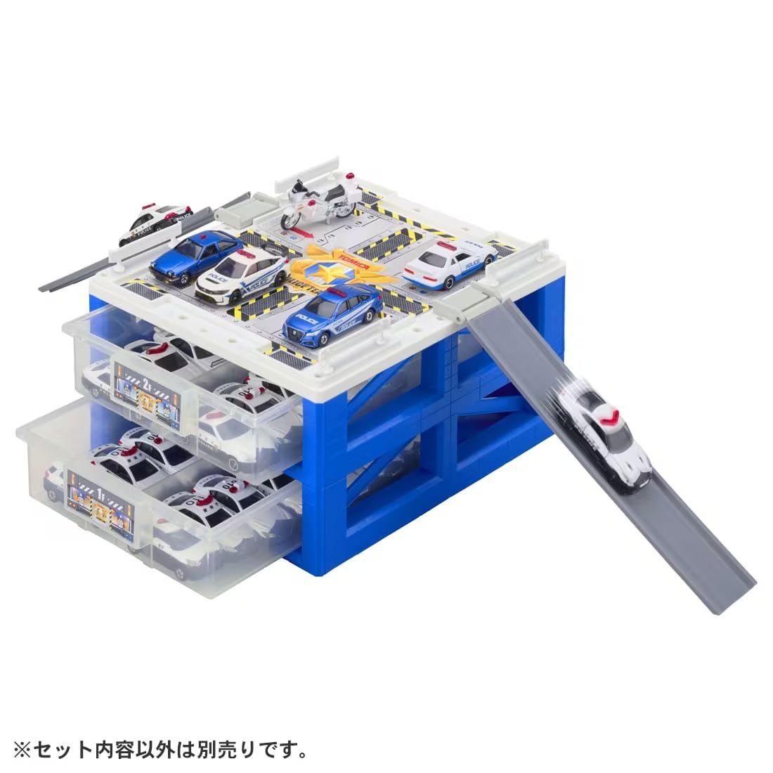 Takara Tomy Tomica World Scramble Police Parking 30 Special Set