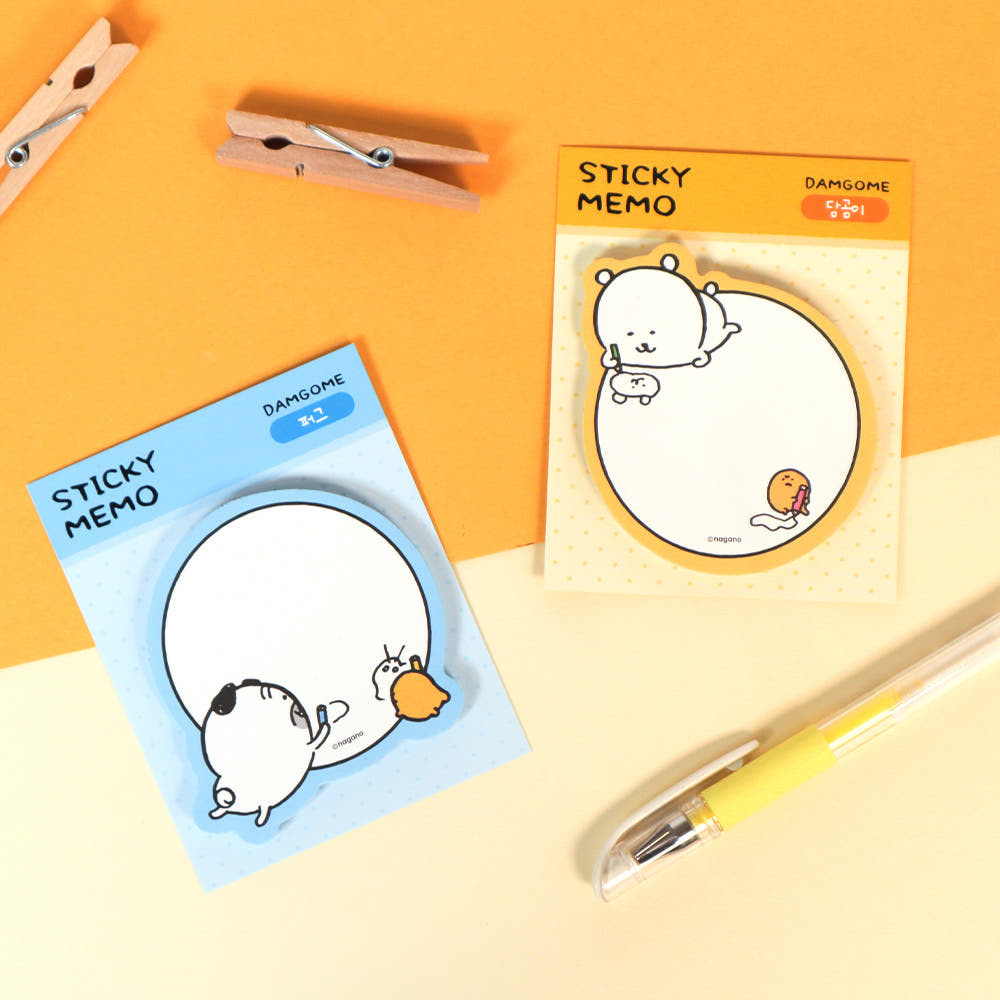 預訂｜韓國限定 白熊 & 八哥 圓形便利貼 Sticky Memo
