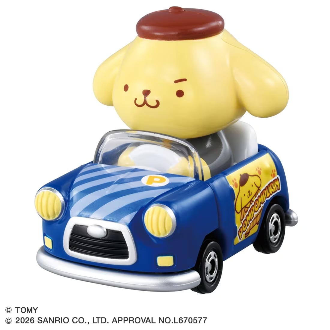 Takara Tomy Dream Tomica Tunes Pompompurin Hard at Work