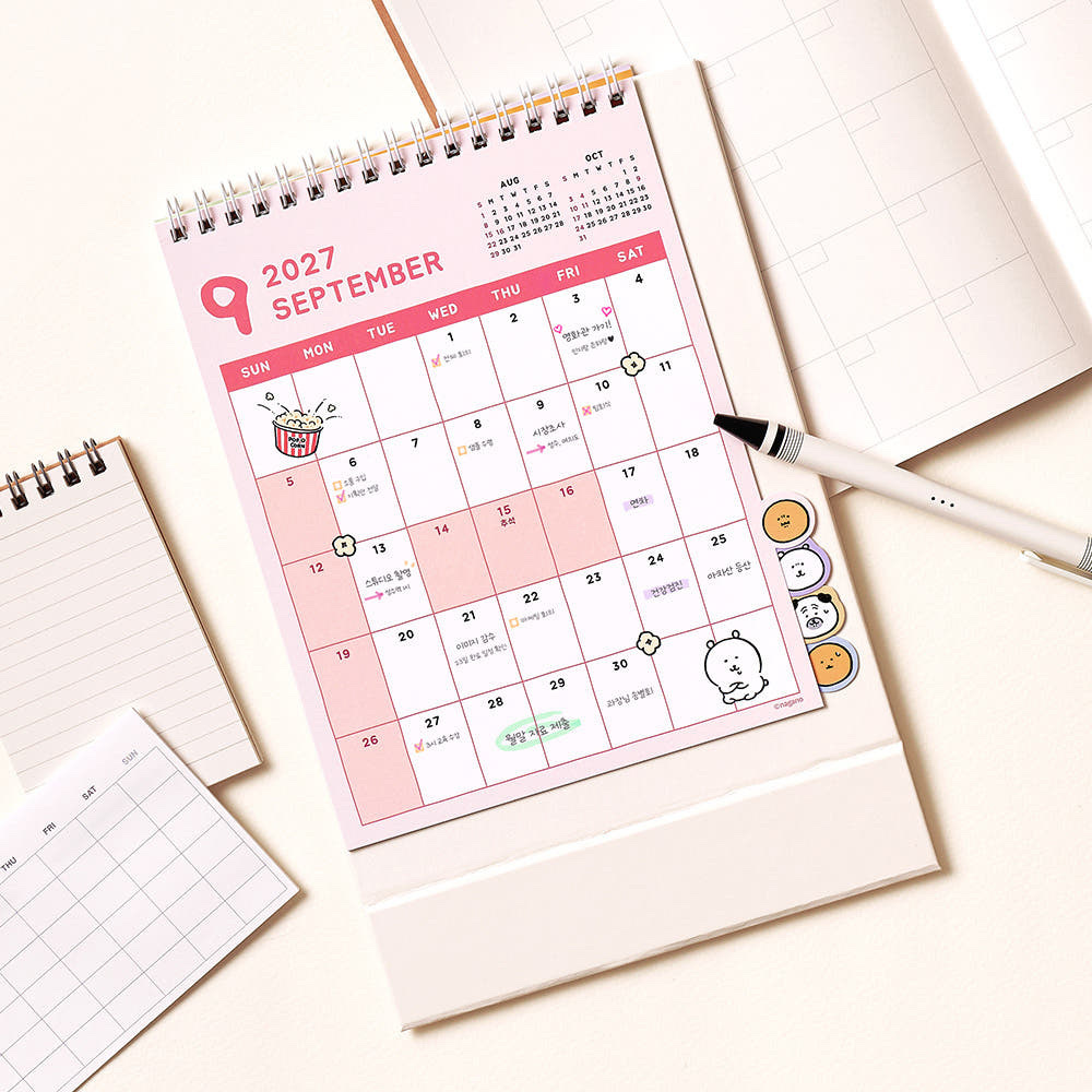 預訂｜韓國限定 白熊 2027桌上月曆 Calendar