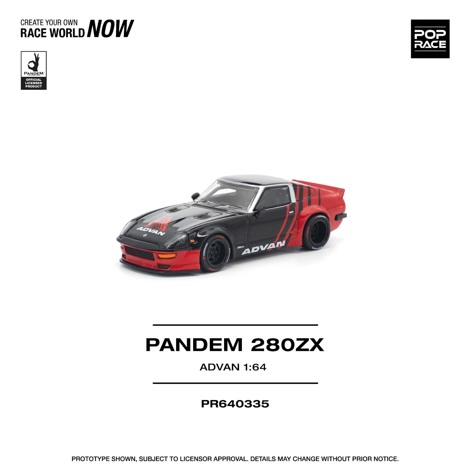 POPRACE 1/64 PANDEM 280ZX ADVAN