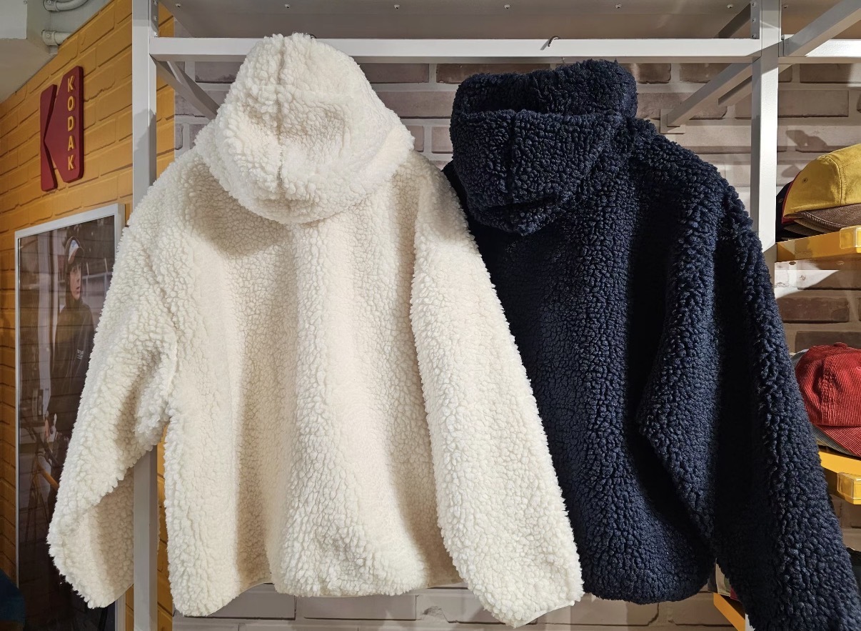 【韓國限時連線🇰🇷 10/19 晚上12點準時收單！！】Kodak Hooded Sherpa Fleece Jacket 柯達 女款 羊羔絨 連帽 扣式外套 K6422LFJ94