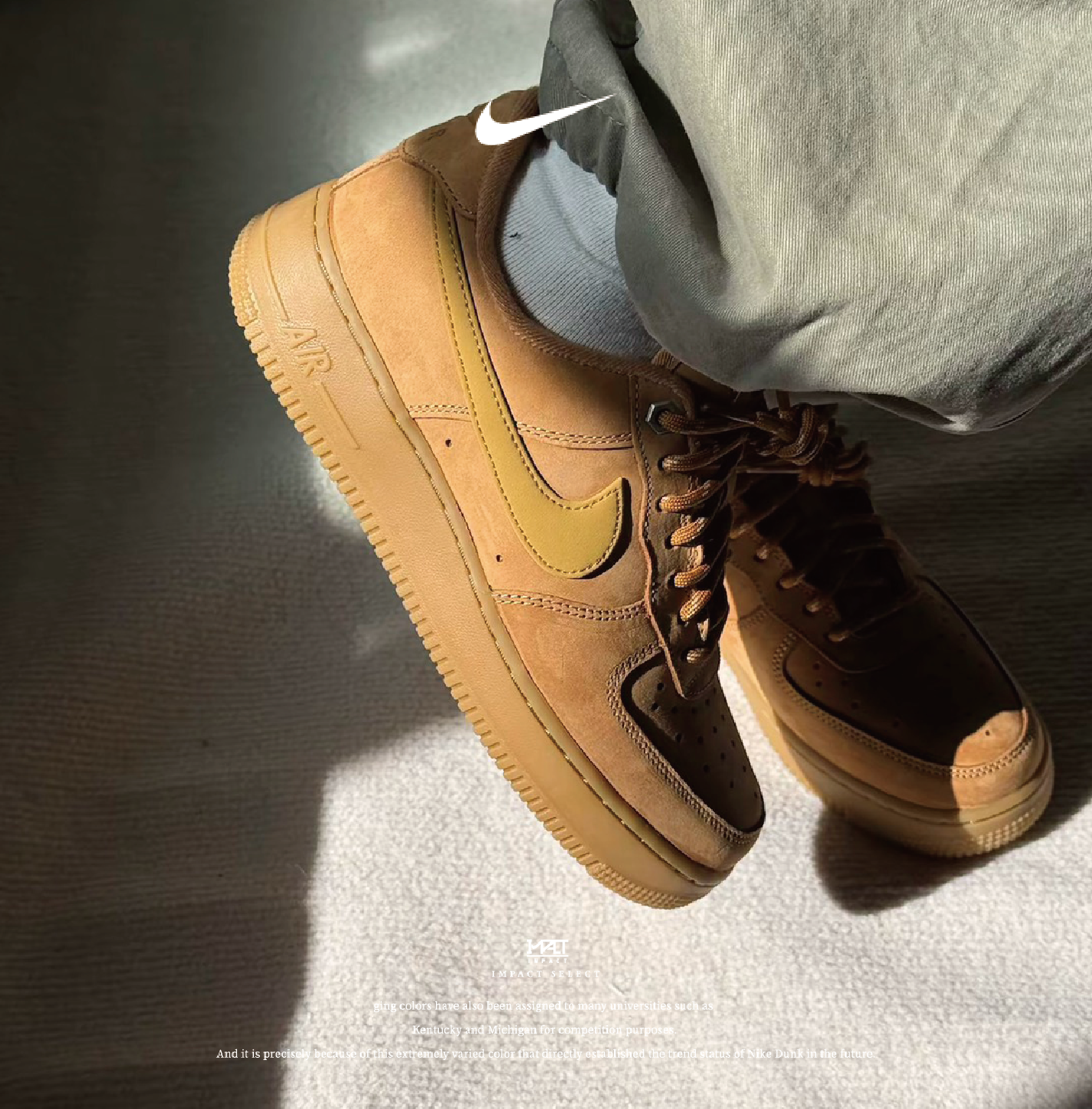 Nike Air Force 1 小麥空軍 女款 美拉德配色 卡其色 FZ7372-200