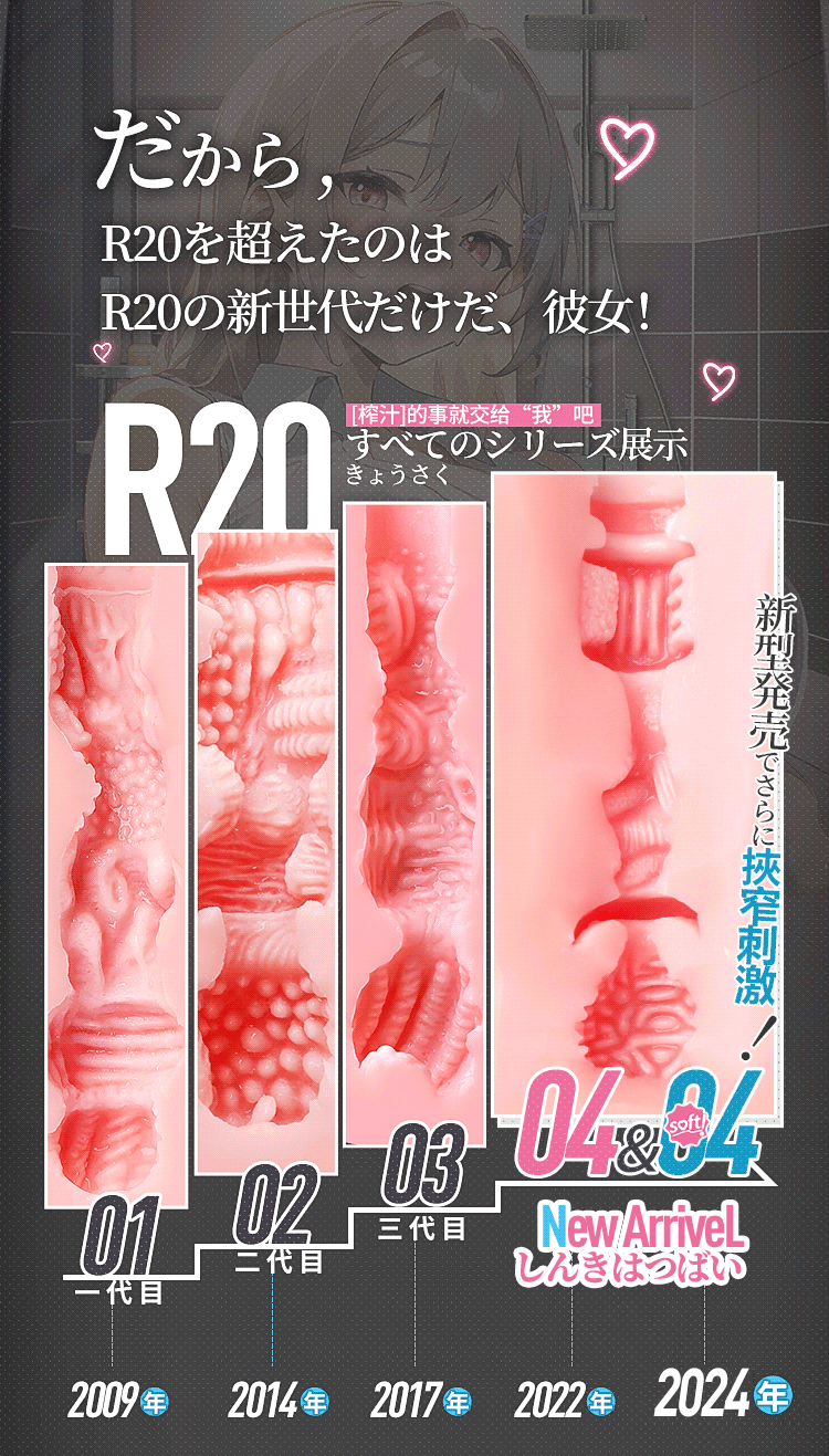 對子哈特 Toys Heart TH R20 第四代 Soft 飛機杯 (柔軟慢玩)