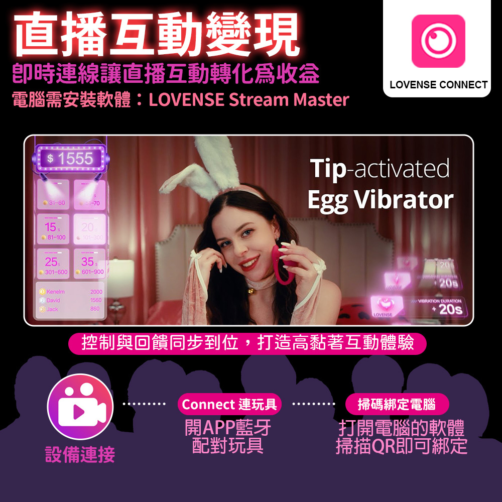 LOVENSE Fizz 智能APP遙控 吸吮拍打雙頭按摩器