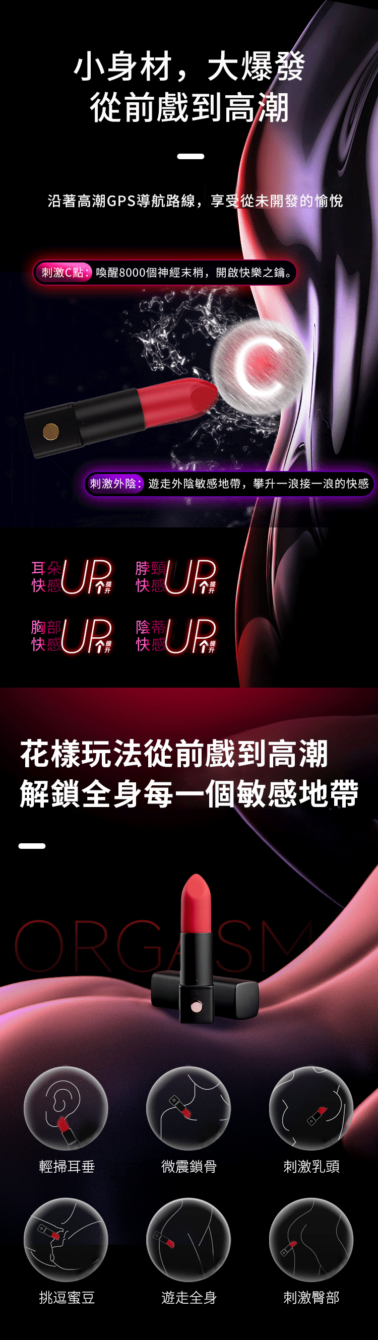 LOVENSE Exomoon 智能APP遙控 口紅震動器