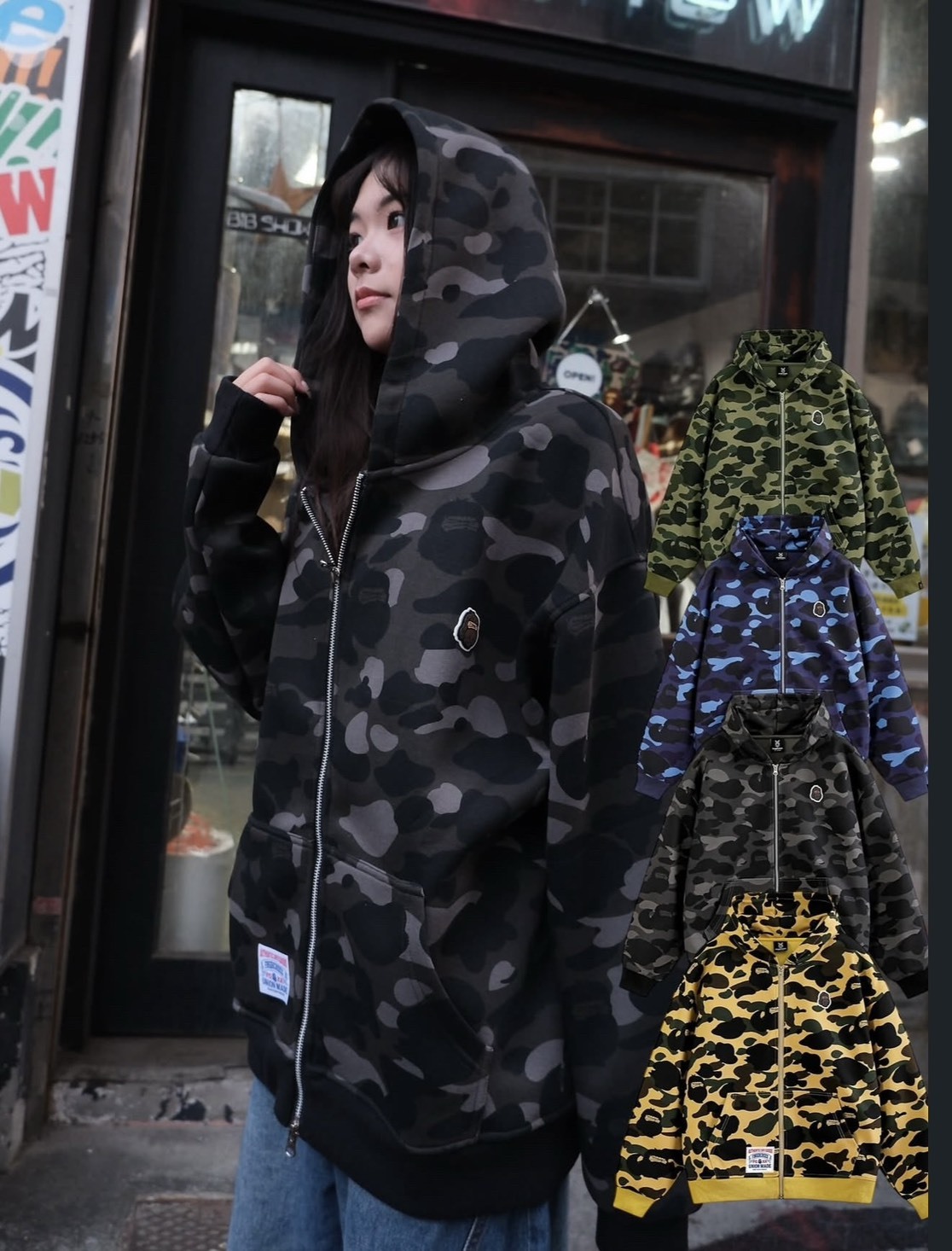 Fingercroxx FGXX 猿人 迷彩 外套 四色 香港品牌 香港I.T. 旗下品牌