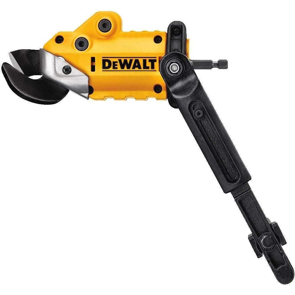 DEWALT 美國 得偉｜單鐵皮剪刀 BIT電動剪轉接器 1.2mm電剪轉接配件-不含電鑽｜DWASHRIR｜公司貨