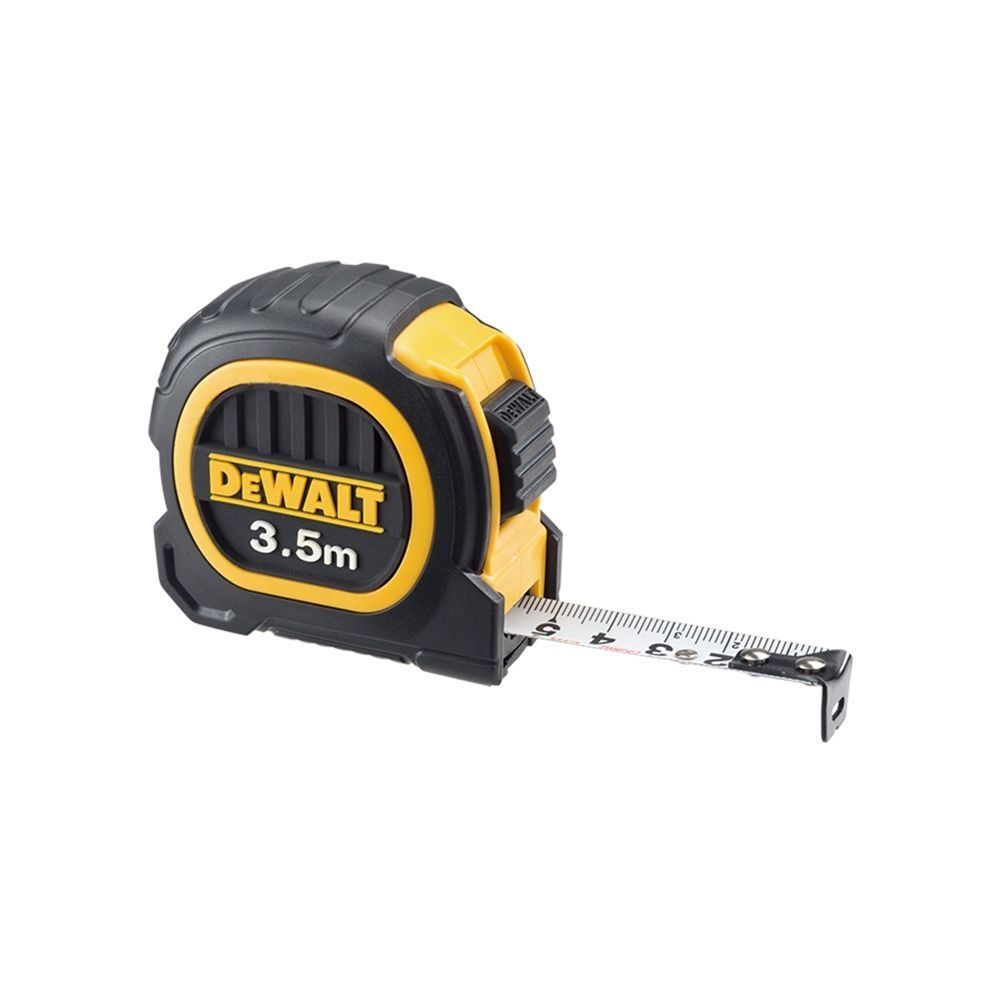 DEWALT 美國 得偉｜3.5M 橡膠雙面捲尺 3.5米｜全公分mm｜測量卷尺｜DWHT36159｜公司貨