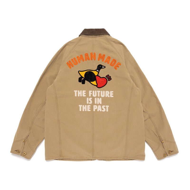 預購┃日本製 HUMAN MADE DUCK COVERALL JACKET 工裝 鴨子 刺繡 外套