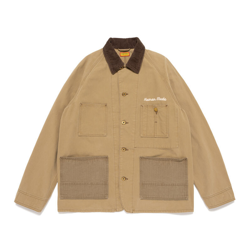 預購┃日本製 HUMAN MADE DUCK COVERALL JACKET 工裝 鴨子 刺繡 外套