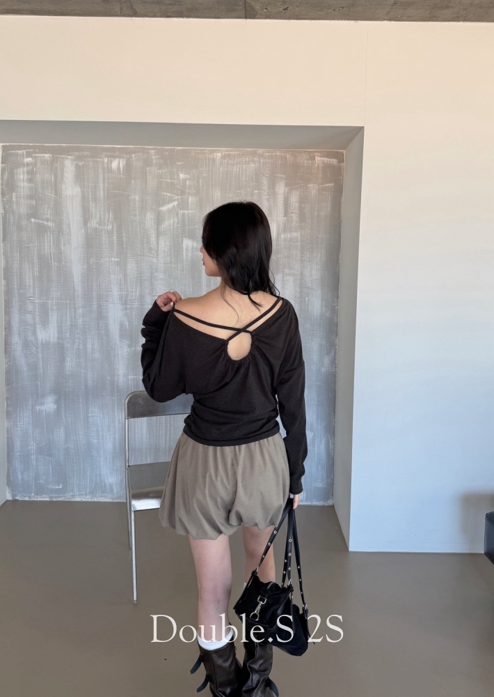 背面小心機!柔感棉tee*2色