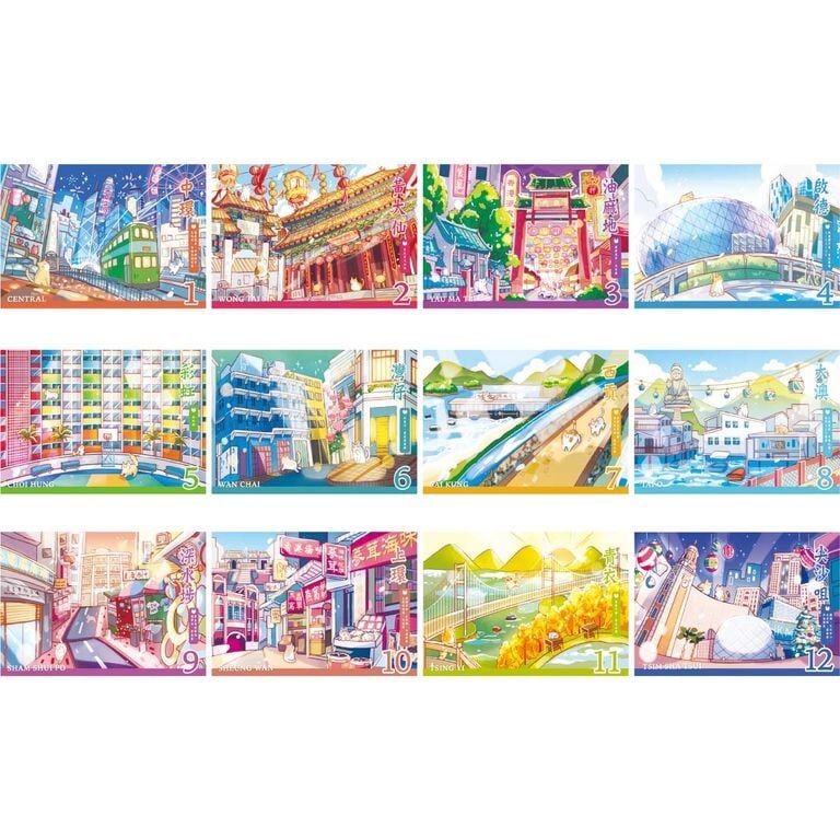 2027年座檯月曆-香港貓遊記