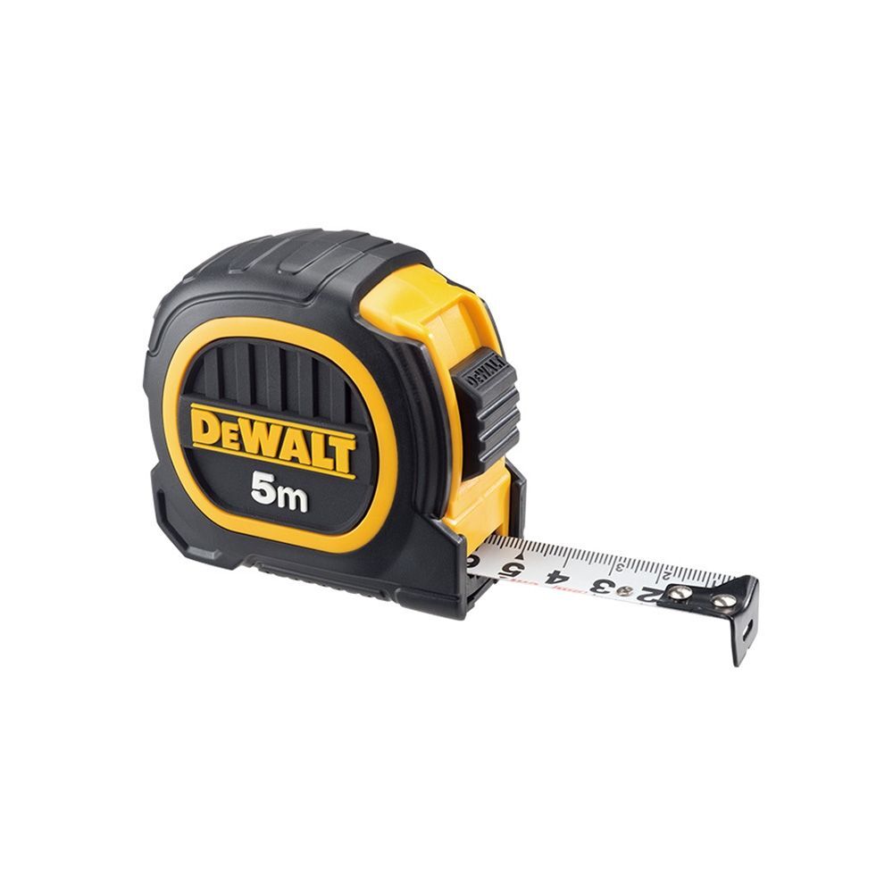 DEWALT 美國 得偉｜5M 橡膠雙面捲尺 5米 測量尺｜全公分mm｜測量卷尺｜DWHT36160｜公司貨