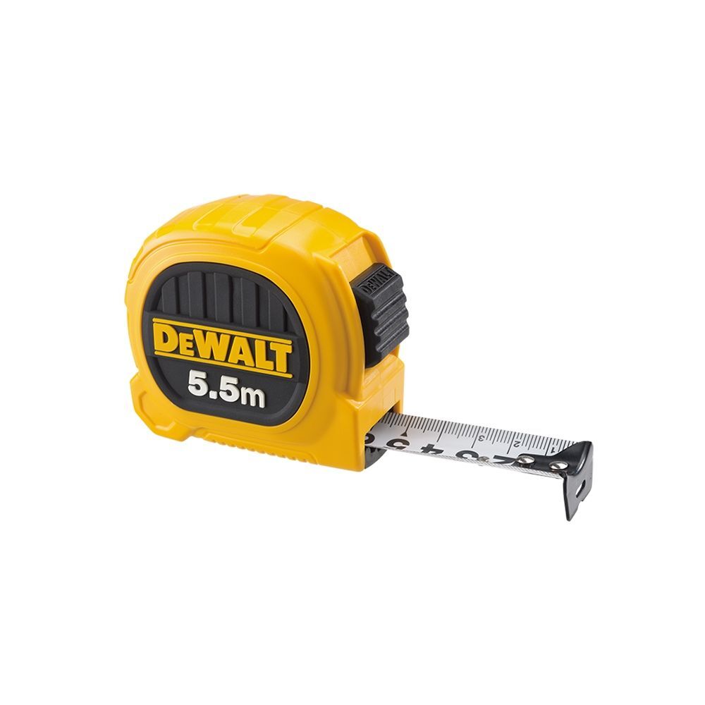 DEWALT 美國 得偉｜5.5M 黃色雙面捲尺 5.5米｜全公分mm｜測量卷尺｜DWHT36157｜公司貨